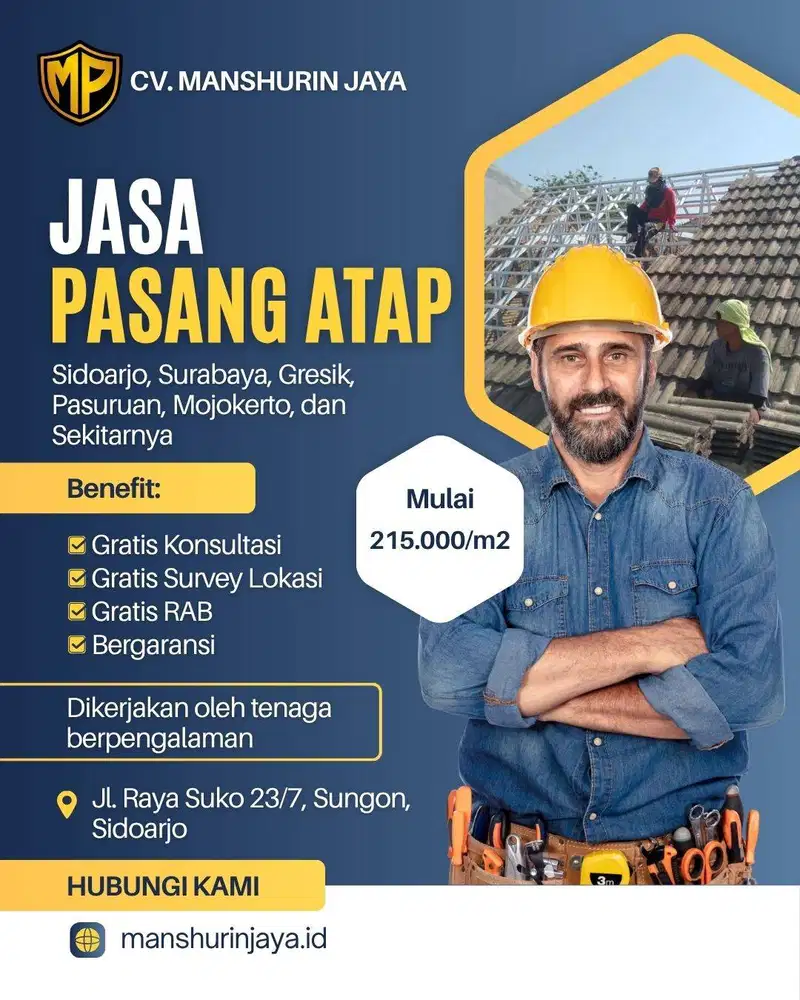 Jasa Pasang Atap Galvalum Pasuruan