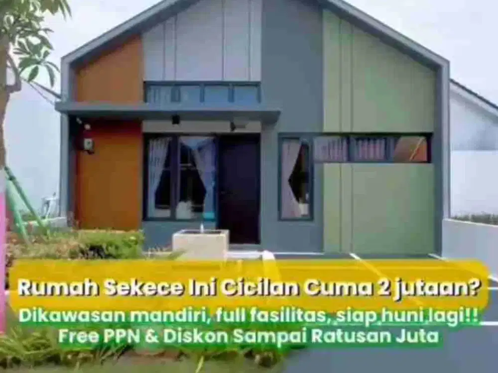 Rumah Berkonsep Kawasan yg strategis, Nyaman dan Terjangkau
