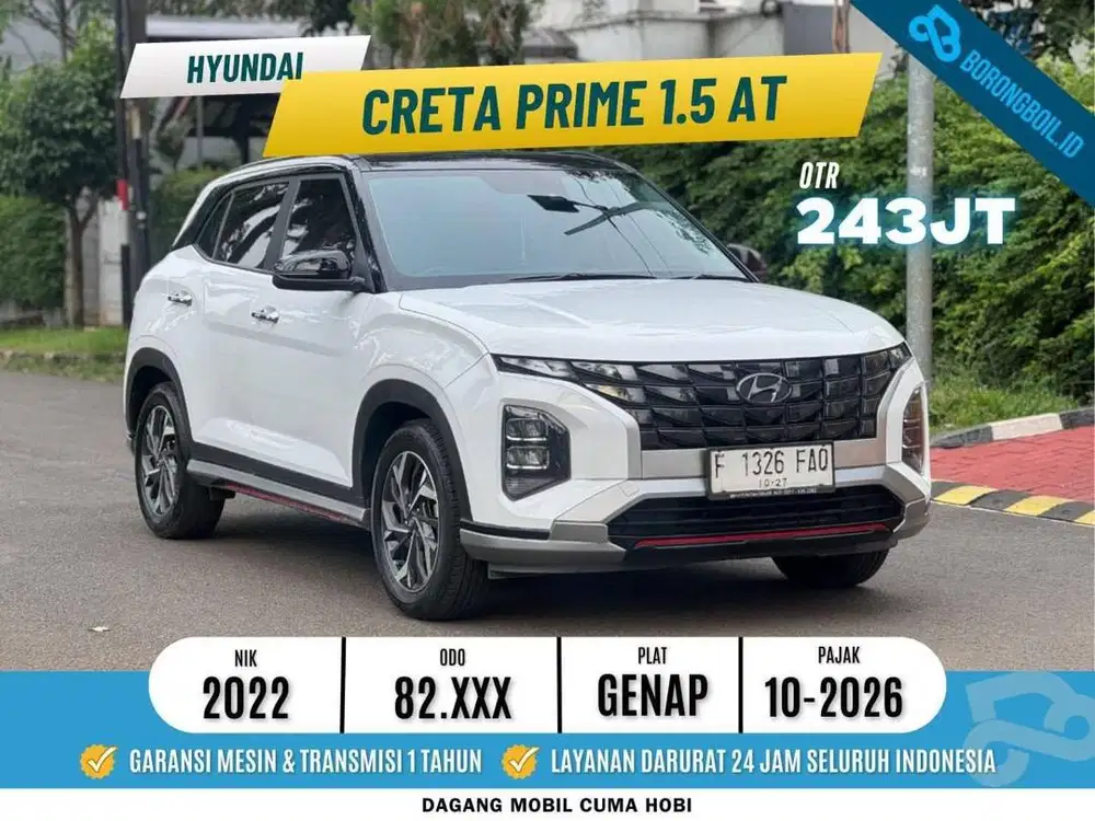 Hyundai creta Prime 1.5 AT 2022 putih