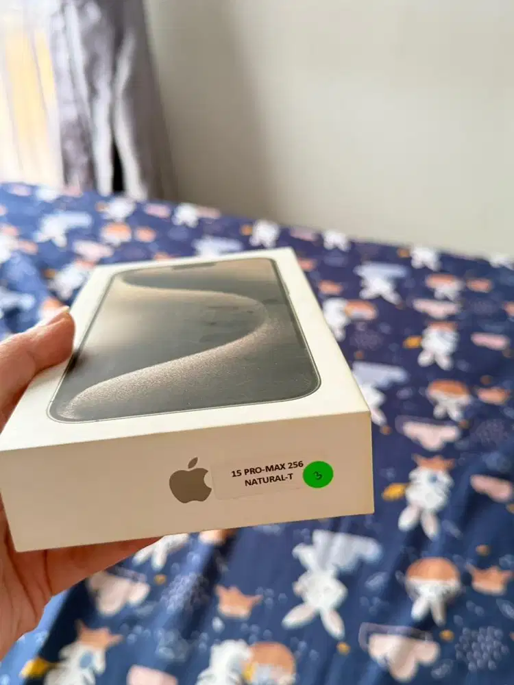DI JUAL IPHONE 15PROMAX NATURAL TITANIUM 256GB