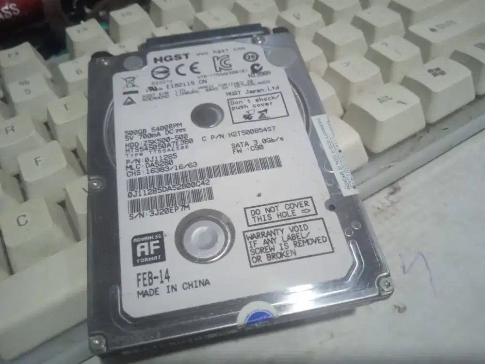 Hardisk Laptop 500gb Seagate HGST Normal
