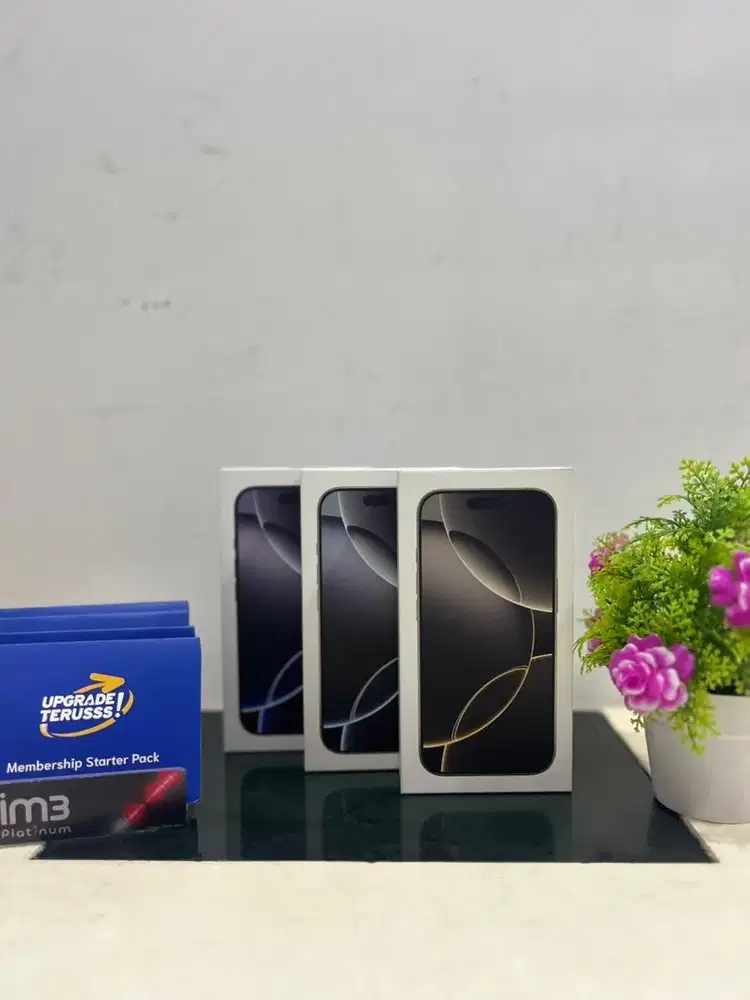 iPhone 16 ProMax 256GB new ibox kredit tanpa dp