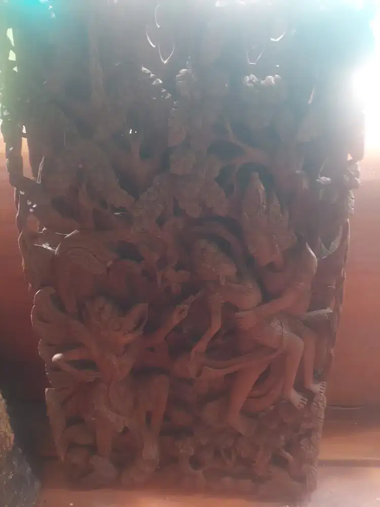 3 D Ukiran kayu