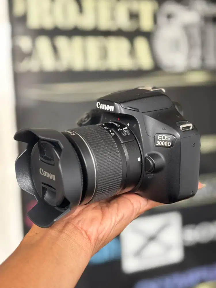 Canon 3000d kit 18-55 iii Mulus Bonus Banyak