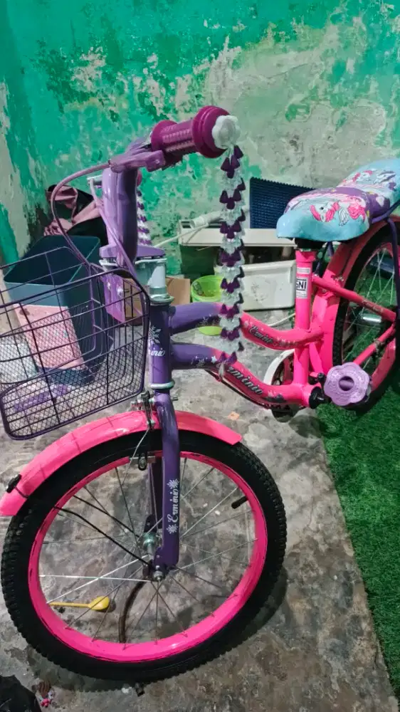 Sepeda anak perempuan 6-8 tahun