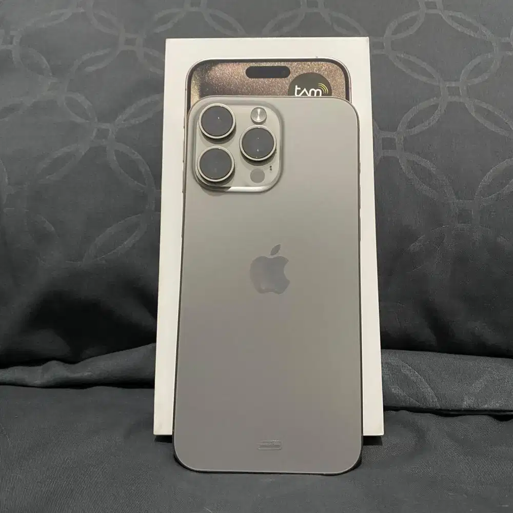 iPhone 15 Pro Max 256GB Natural Titanium Resmi iBox