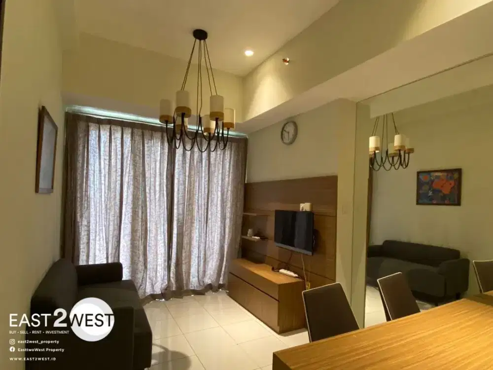 Sewa Apartemen Casa De Parco BSD City Tangerang Selatan Tipe 1 Kamar Tidur Tower Gardenia Fully Furnished