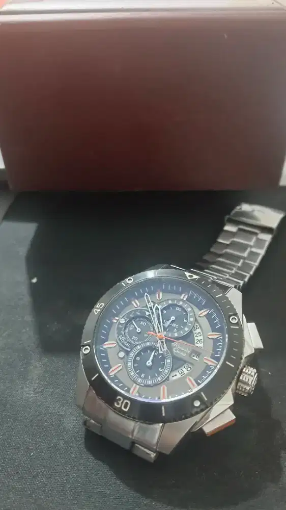 Jam AC mulus Chrono rantai titan