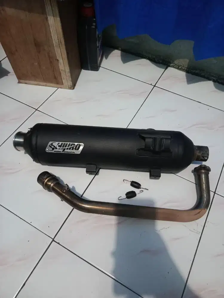knalpot shijiro xseries vario 125/150 arm new