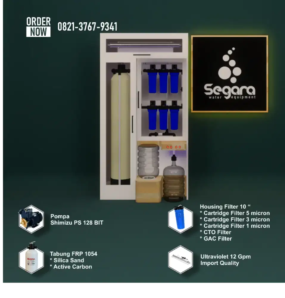 Mesin air isi ulang mini, Pengisian Bawah ( Tanpa toren )
