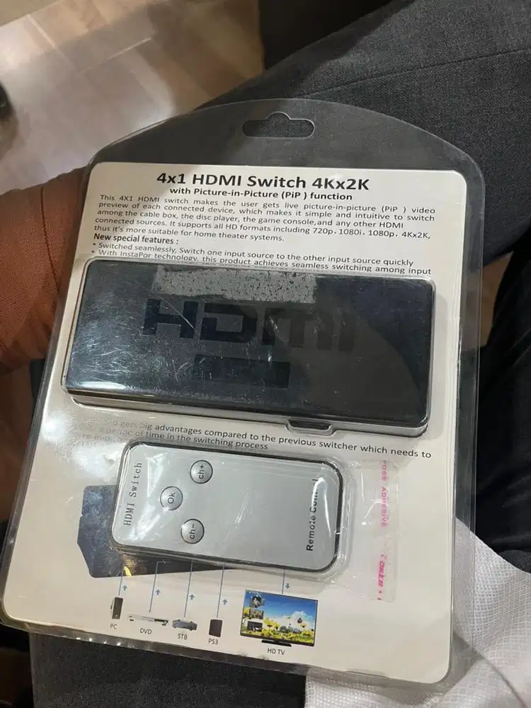 HDMI Switch 4x1 (Remote) Howell