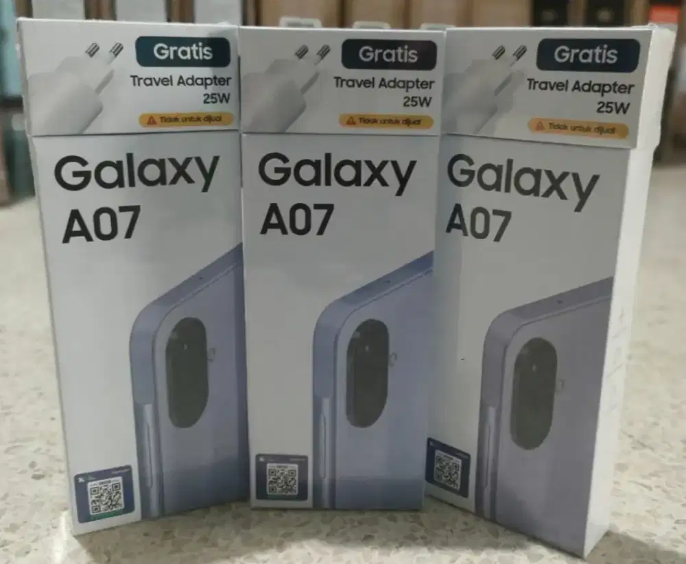 New Samsung Galaxi A07-4/128 Garansi resmi 1 tahun