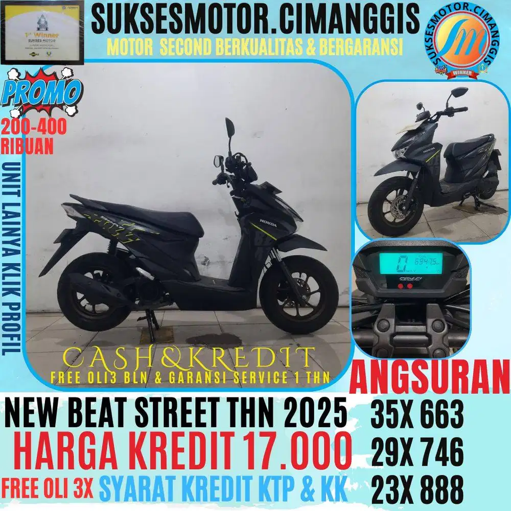 BEAT STREET PROMOTERMURAH CASHACK UPTO 700RBUAN FREE OLI 3 BLN
