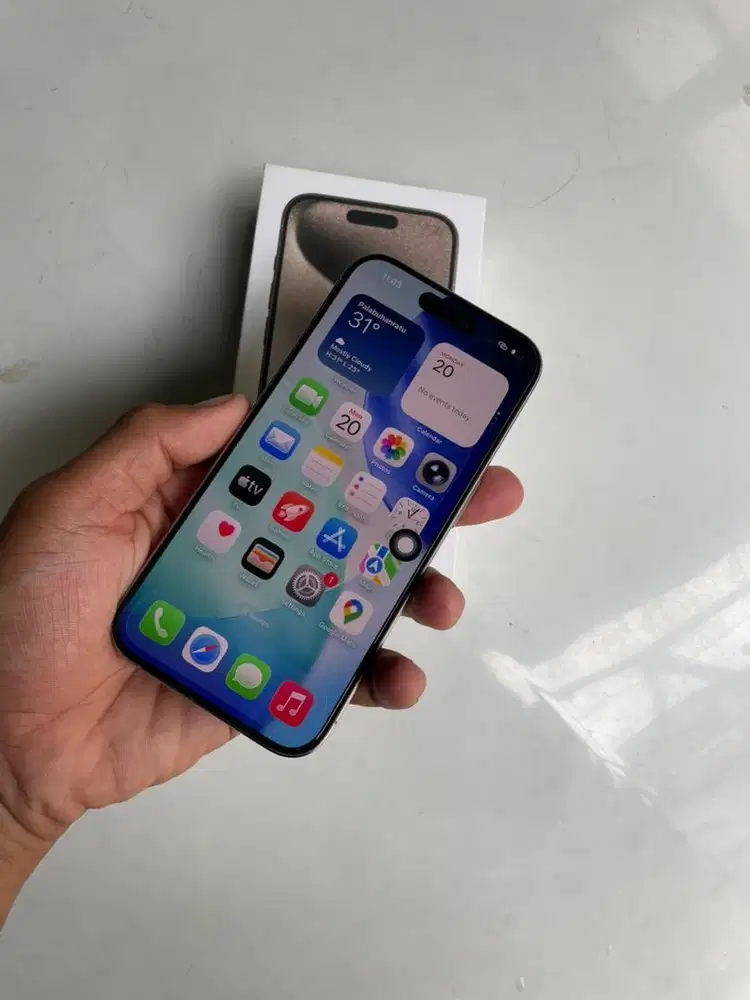 Iphone 15 pro 256gb natural titanium ibox