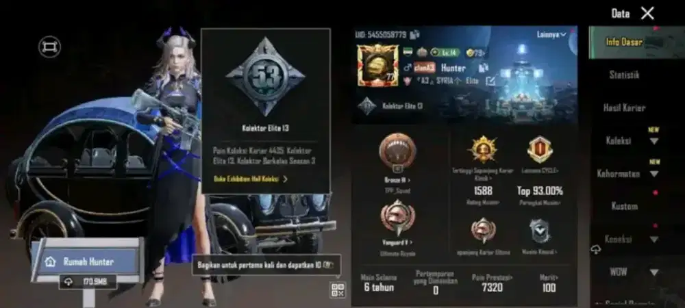JUAL BELI AKUN PUBG MOBILE