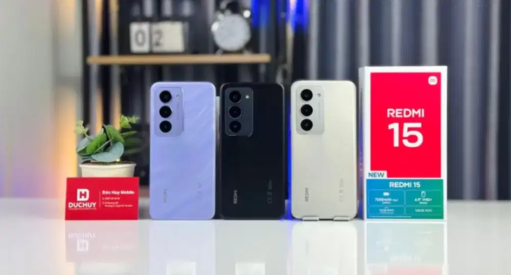 REDMI 15 RAM 8GB+8GB/256GB BERGARANSI RESMI 15BULAN