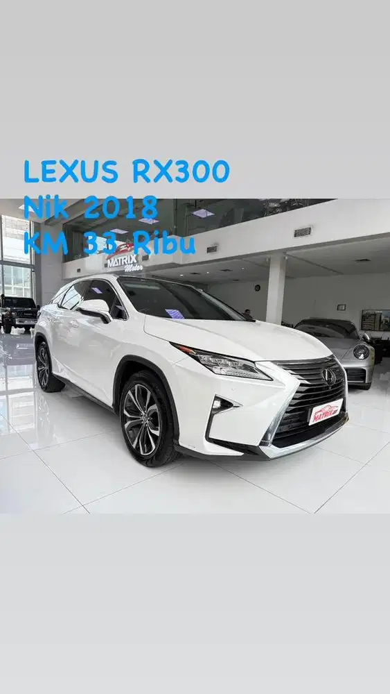 Lexus RX300 Nik 2018 White on black Siap Pakai