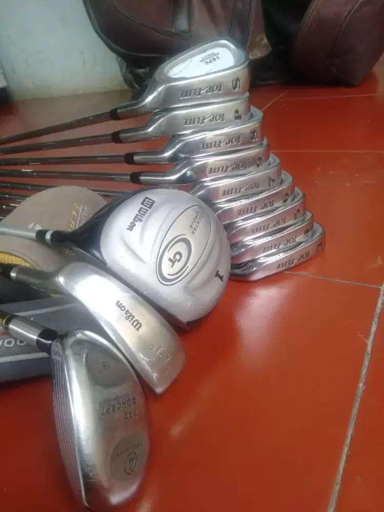 Jual stik golf satuset mulus terawat masih bagus terawat