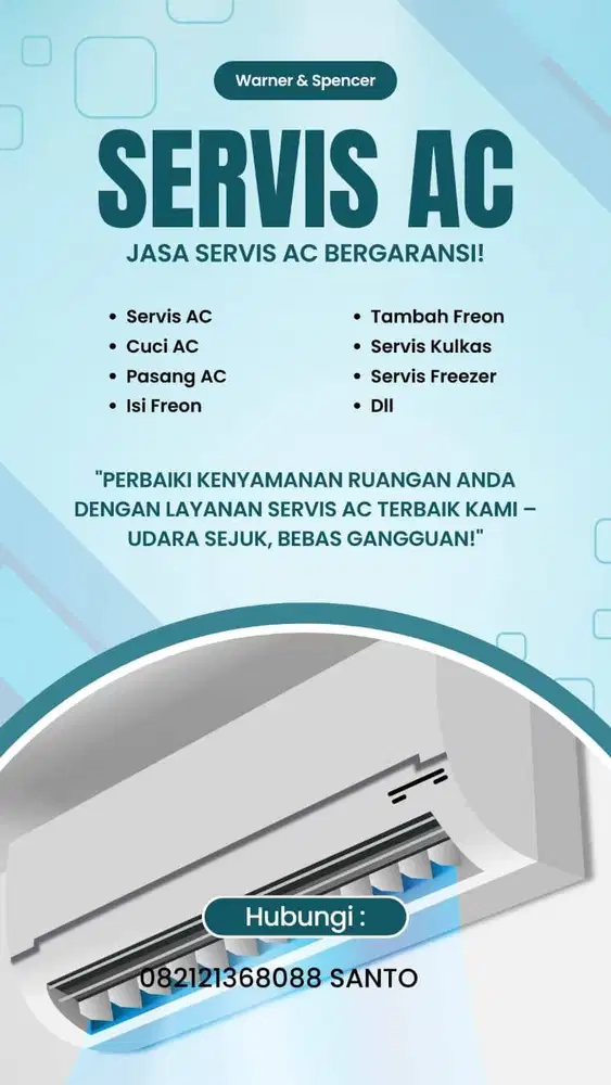 Jasa service AC
