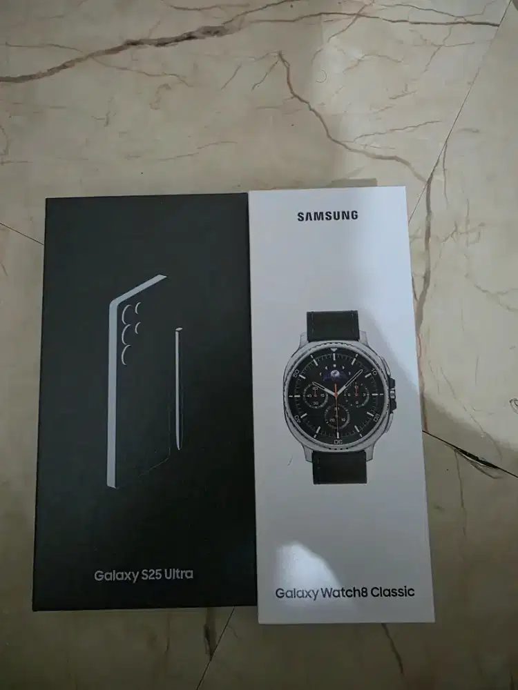 Samsung S25 ultra and galaxy watch8 classic garansi resmi samsung