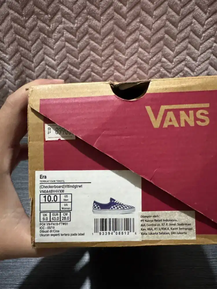 Vans chekerboard 43 Adidas 42 jual 22nya 600 lokasi tanah abang slipi