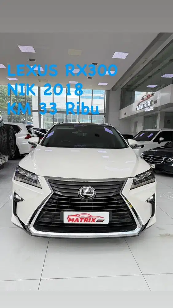 Lexus Rx300 Nik 2018 White on black Siap Pakai