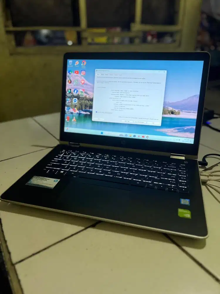Laptop Hp touchscreen x360
