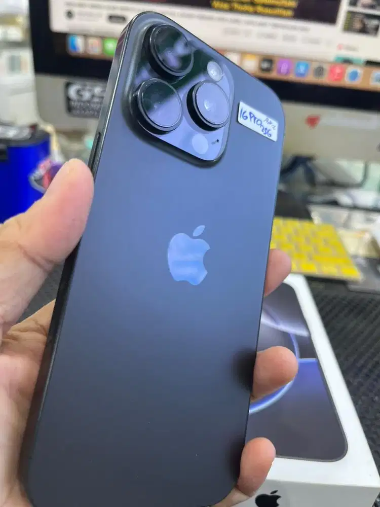 HP IPHONE 16 PRO 256GB EX IBOX AKTIF SAMPAI APRIL 2026 like new