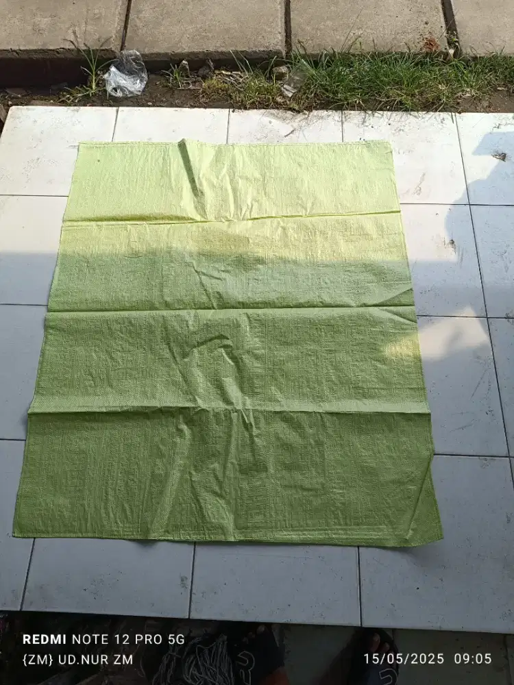 karung baru 110x130 hiajau