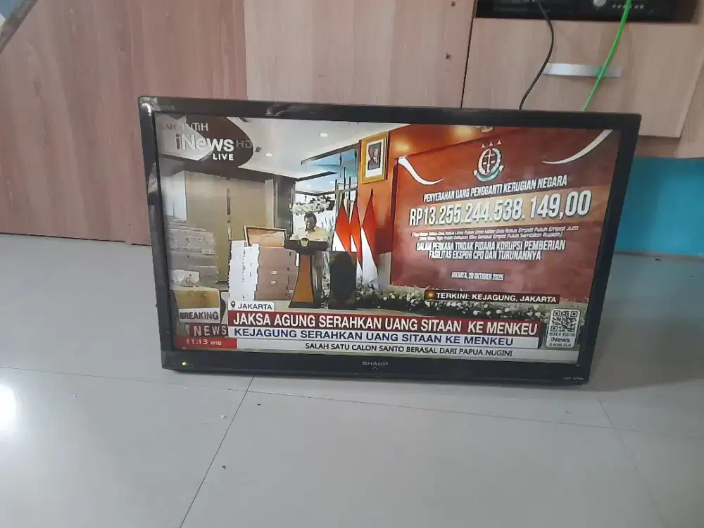 Tv led 32inci sharp aquos