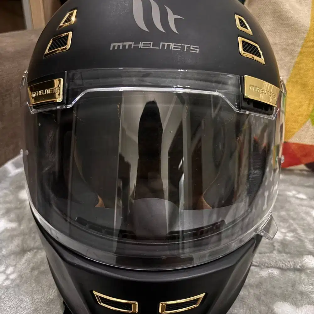 MT Helmets JARAMA Solid A1 Matt Black - Original - 2nd - Kondisi Baik