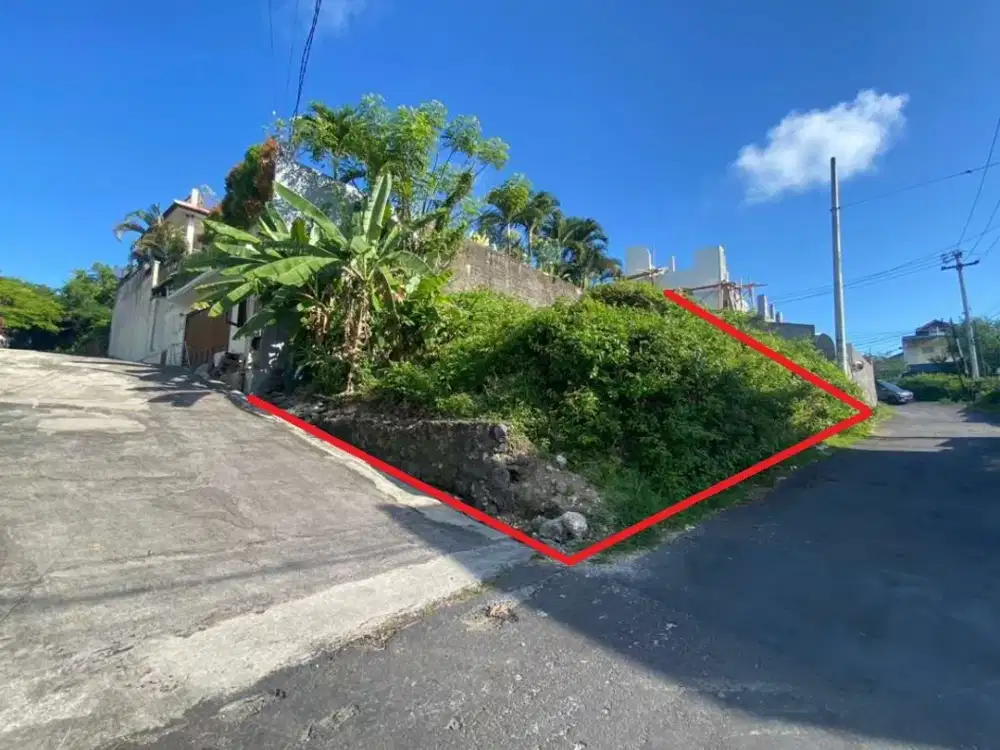 TANAH HOOK ITR KUNING 204m² MURAH di JL. PALAPA KAMPIAL NUSA DUA!