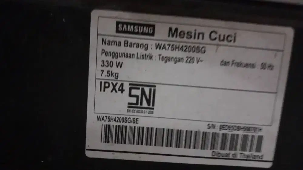 DIJUAL MESIN CUCI