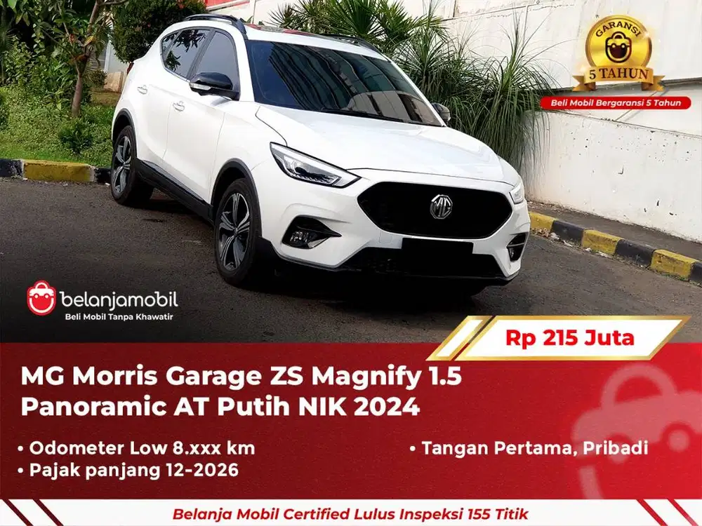 [ GARANSI 5TH ] MG Morris Garage ZS Magnify 1.5 Panoramic AT 2024/2025