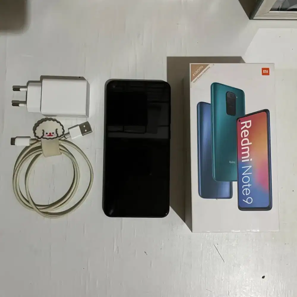 Redmi Note 9 ram 6+2/128 MULUS Lengkap