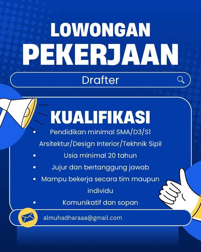 We are hiring Drafter