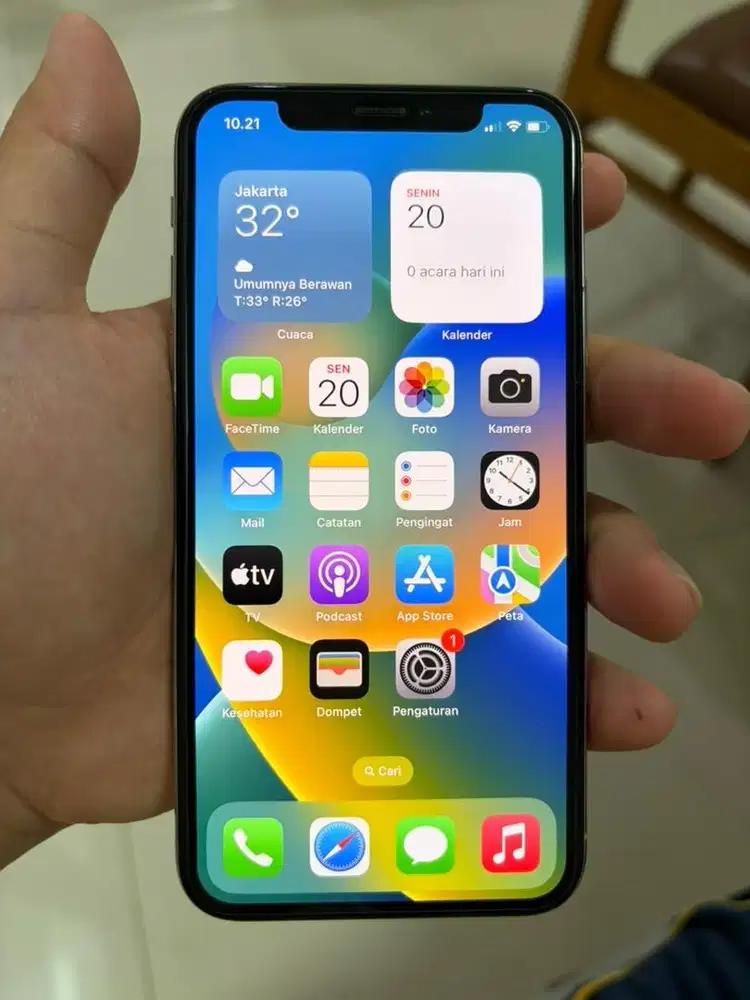 Iphone x silver 64 gb