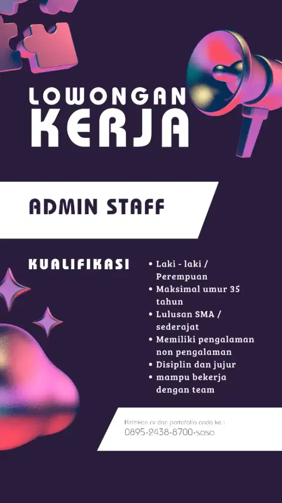 Loker tanpa dipunggut biaya
