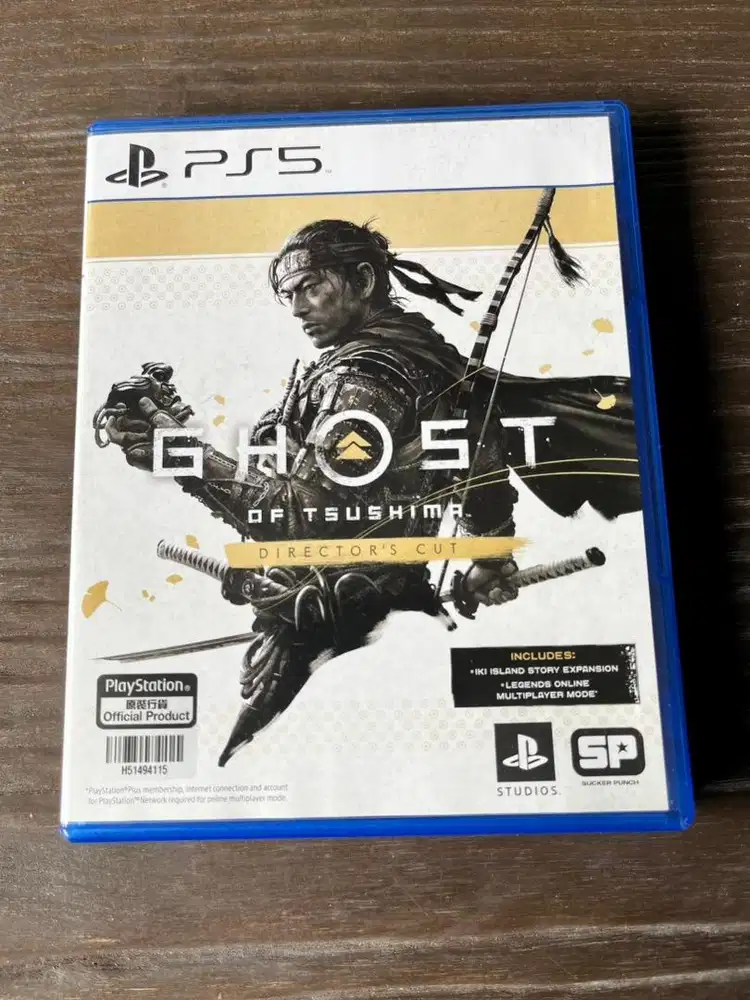 Kaset Blueray Disc PS 5 Ghost of Tsushima