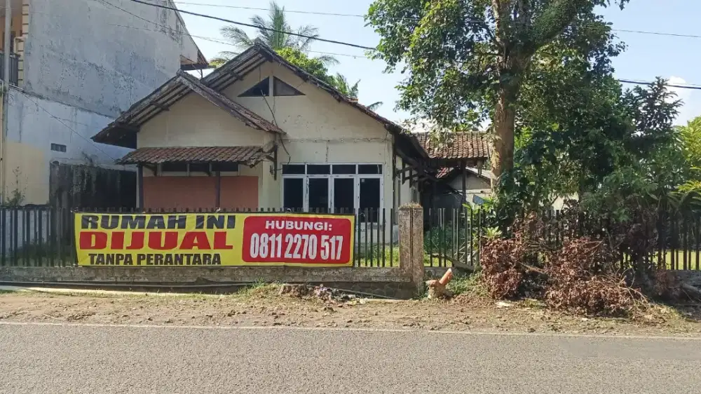 Rumah Pinggir Jalan Provinsi DIBAWAH PASARAN