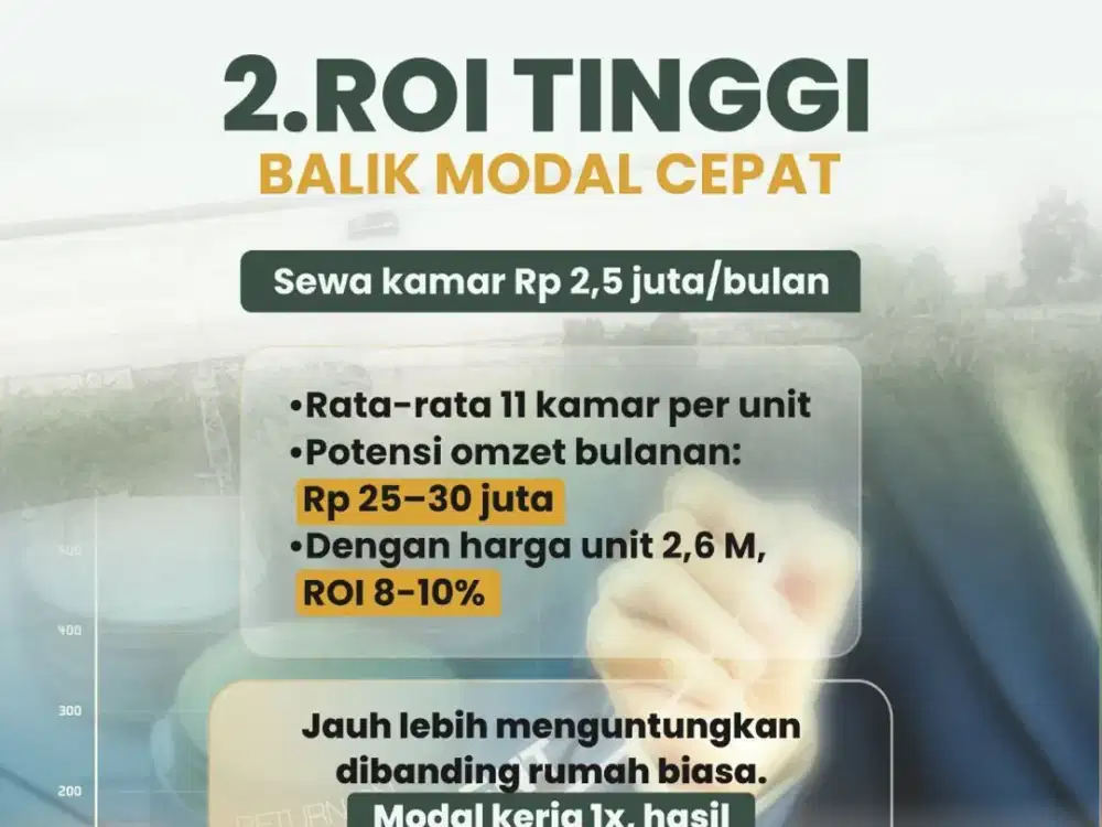 Dijual Kos Kosan Baru 10 Kamar 3 Menit Ke Kampus Universitas Indonesia UI Depok