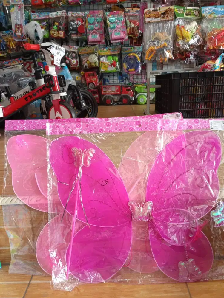 mainan anak sayap kupu set