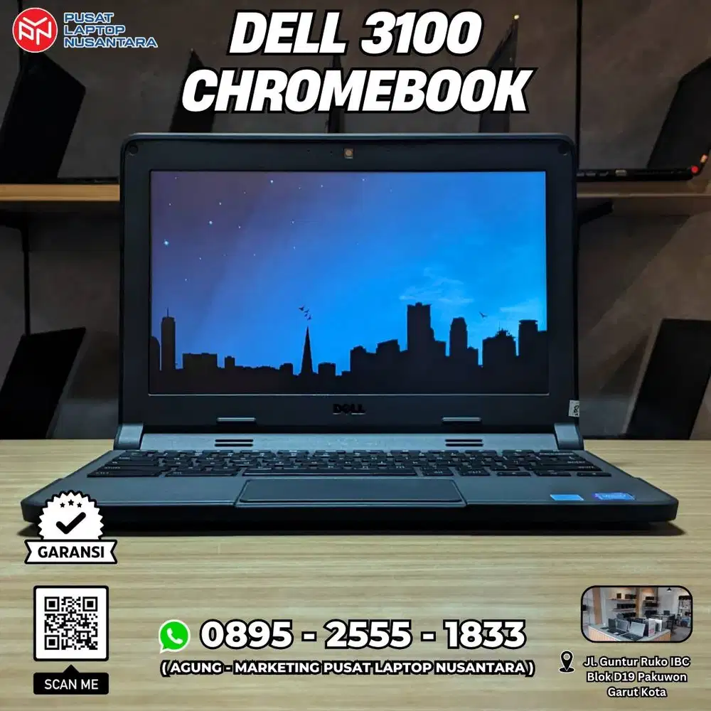 Dell 3100 Chromebook [Second ex Kantor] - Laptop Garut