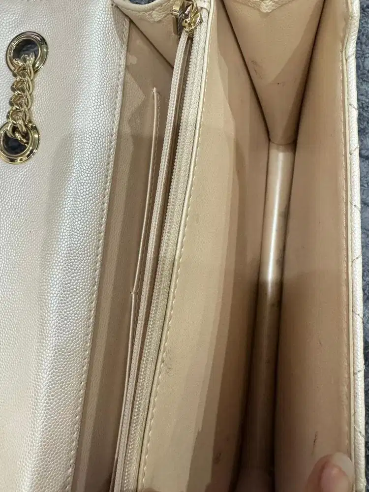 Charles and Keith Quilted Chain Strap Shoulder Bag Original