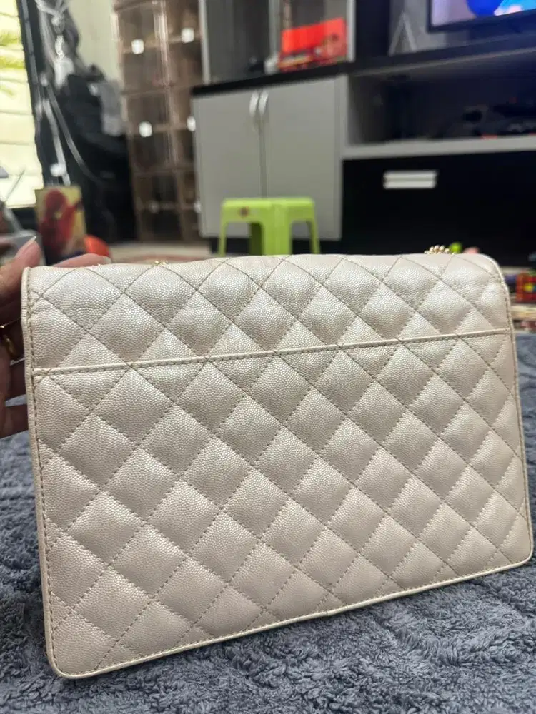 Charles and Keith Quilted Chain Strap Shoulder Bag Original