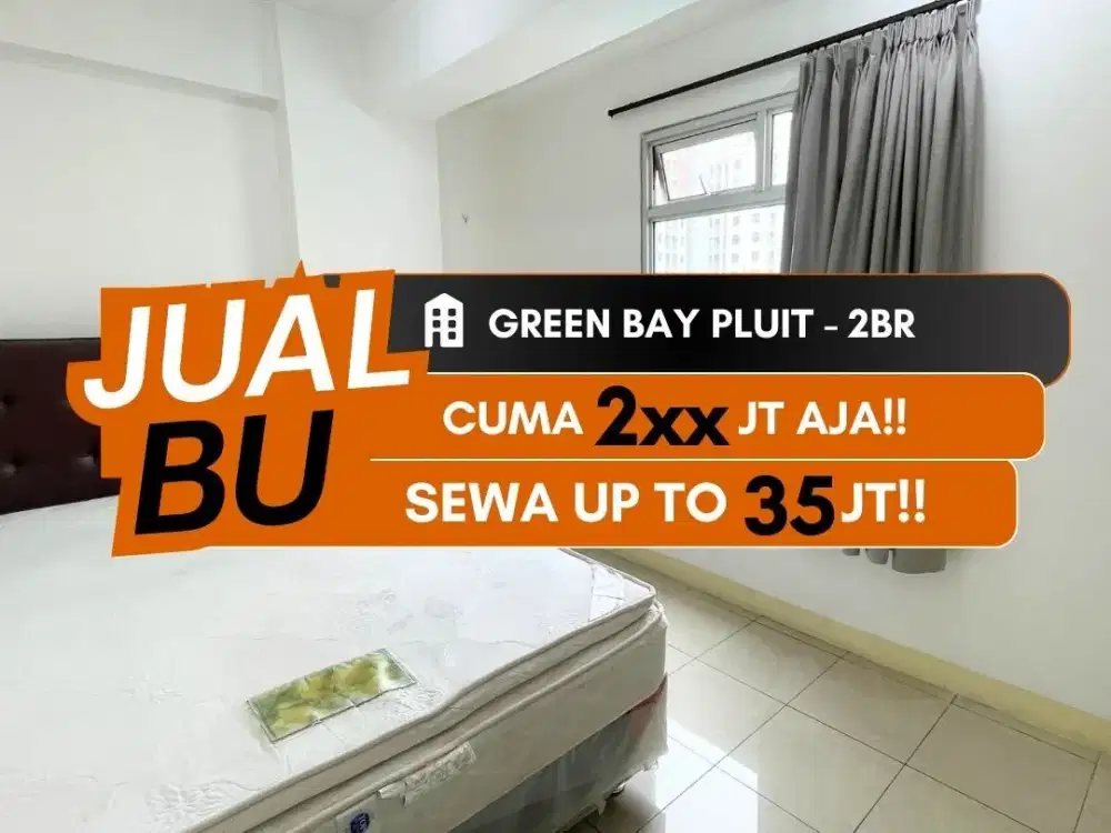 JUAL BU GREEN BAY APARTMENT 2BR PLUIT JAKARTA UTARA BAYWALK MALL
