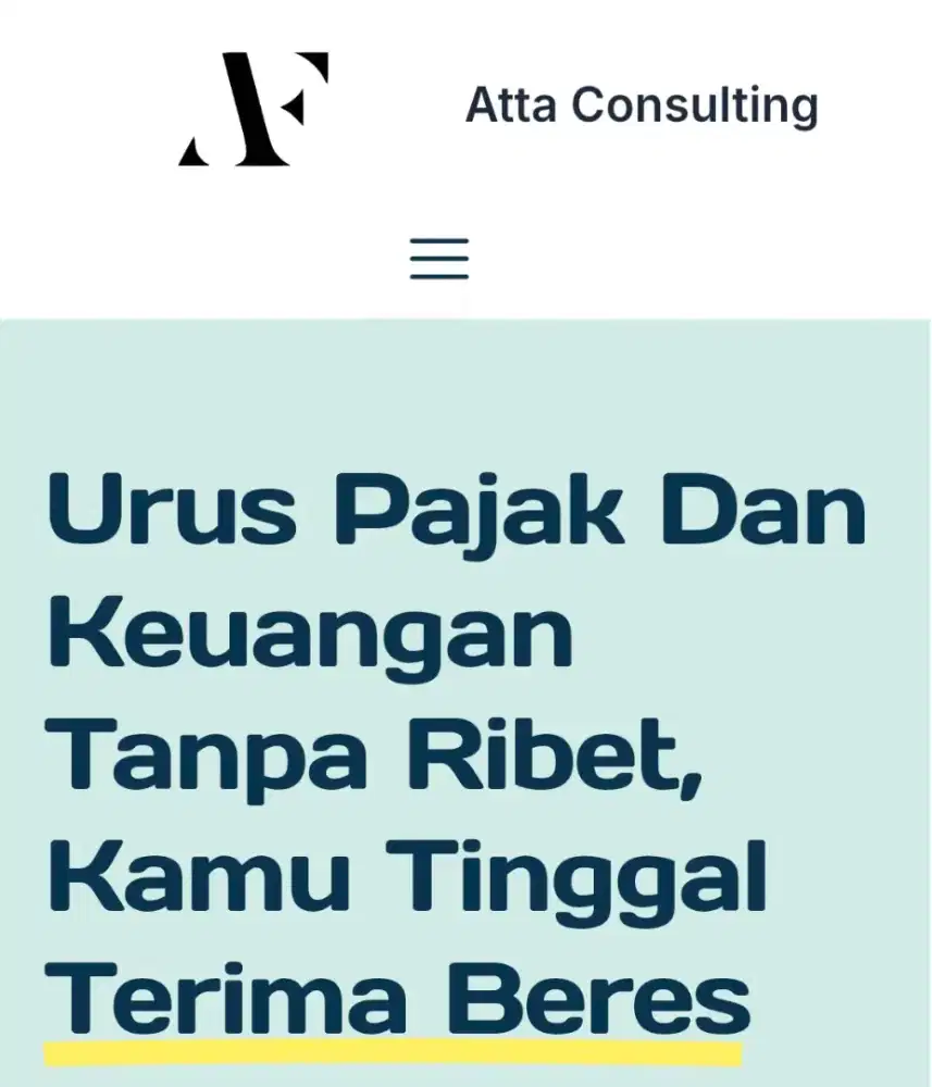 Konsultan Pajak dan Keuangan