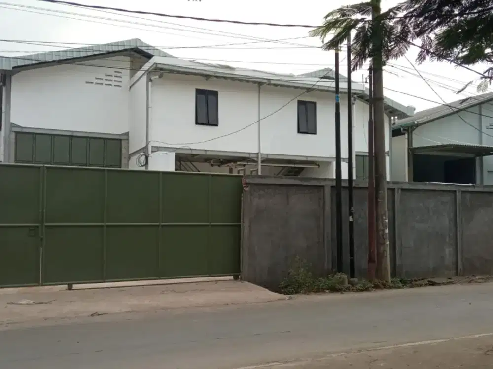Dijual / Disewakan Gudang 2 Lantai di Salembaran Kosambi Tangerang