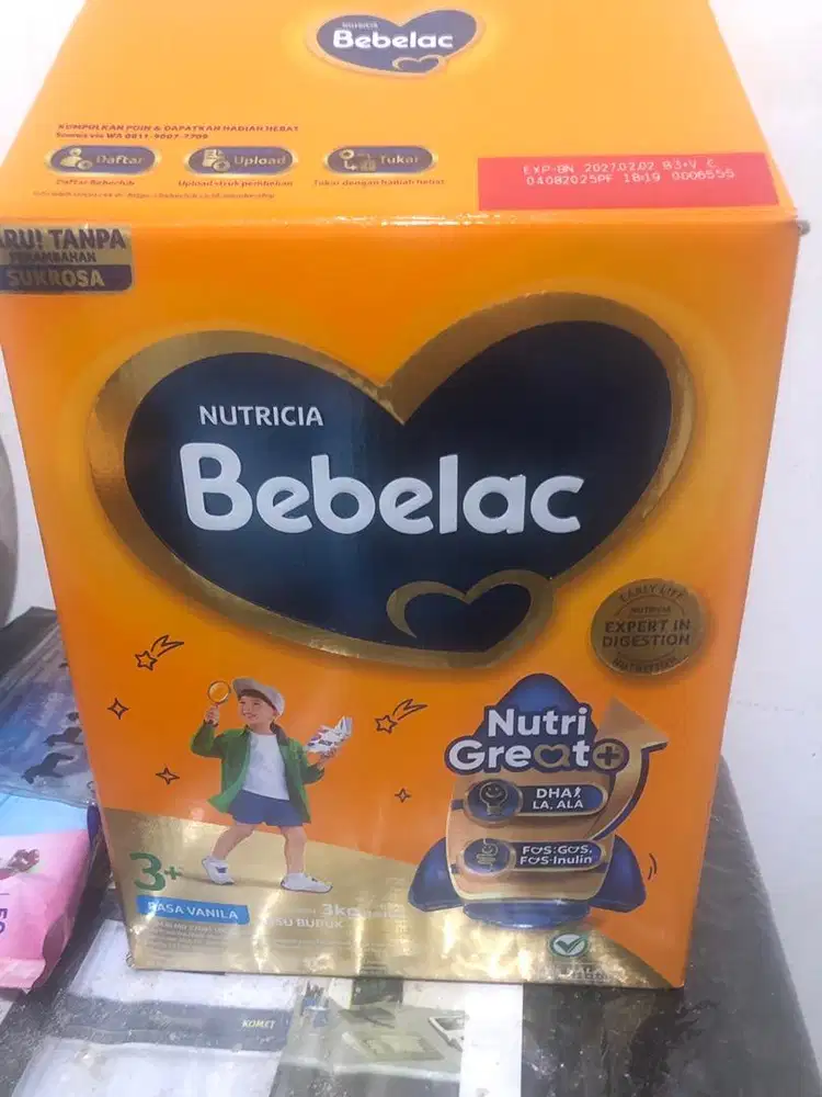 Bebelac 3+ (dh Bebelac 4) utk usia 3thn keatas, 2x 1000 gram