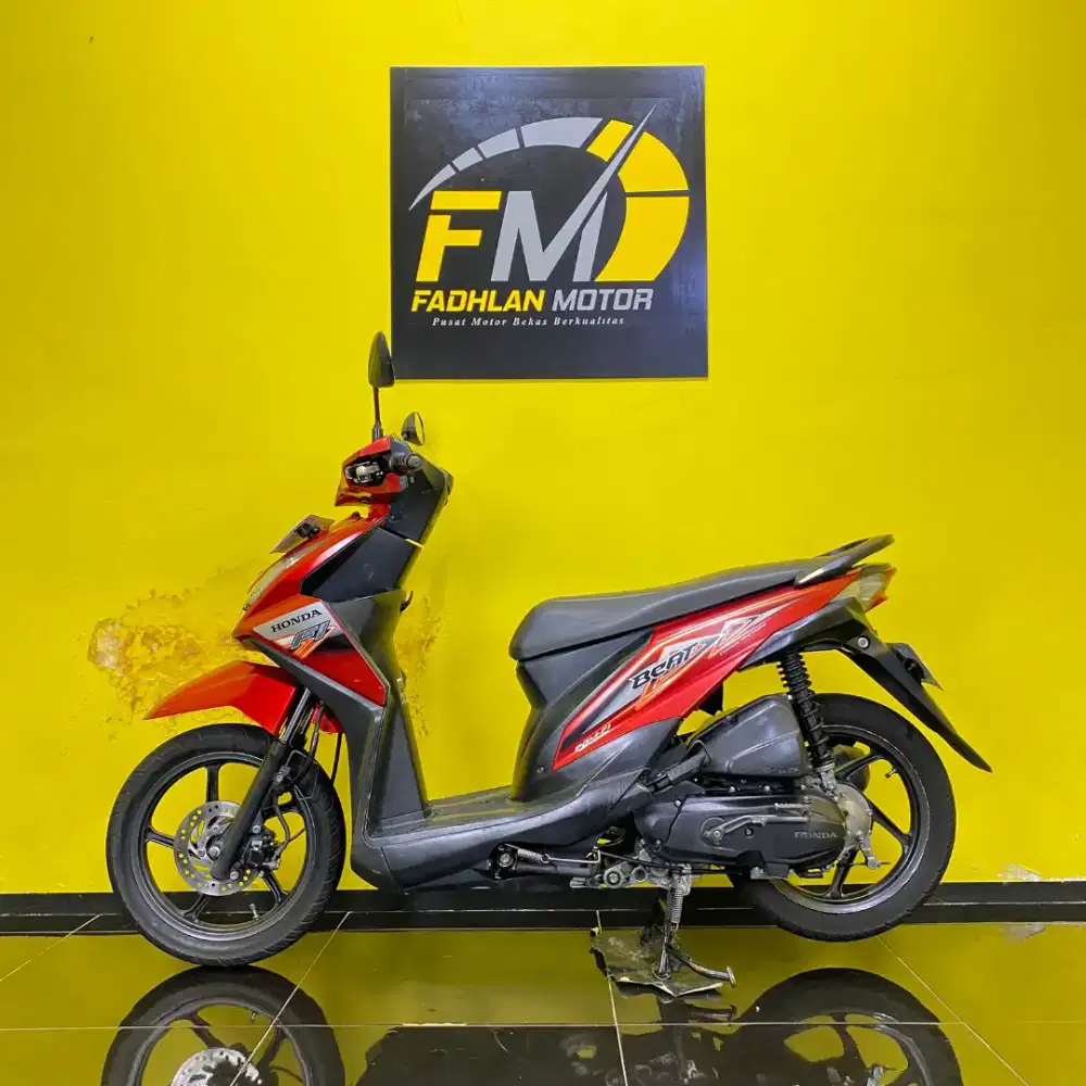 Honda Beat Tahun 2014 warna merah pajak hidup joss istimewa